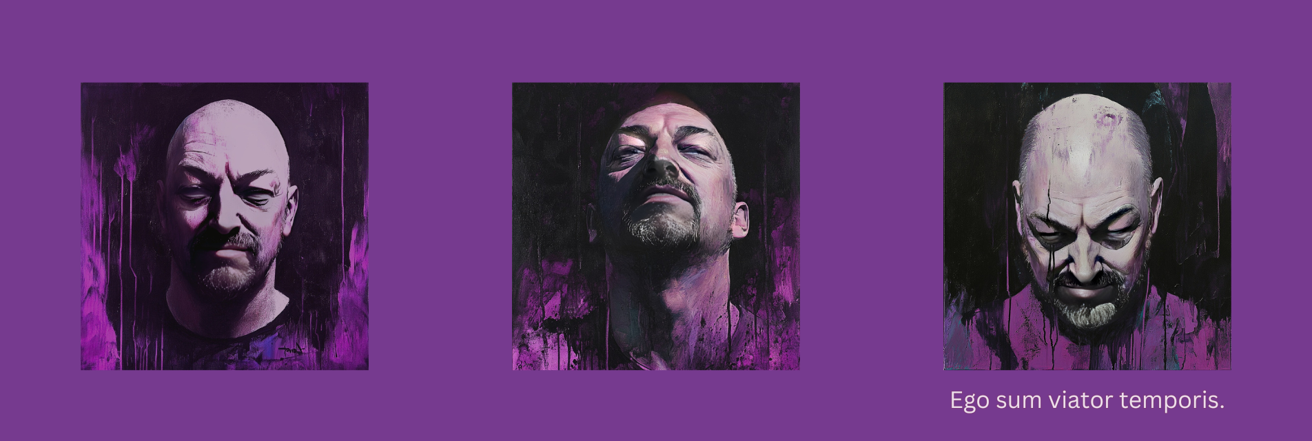 Ego sum viator temporis - Mike Hibbert Rock Album Cover Art